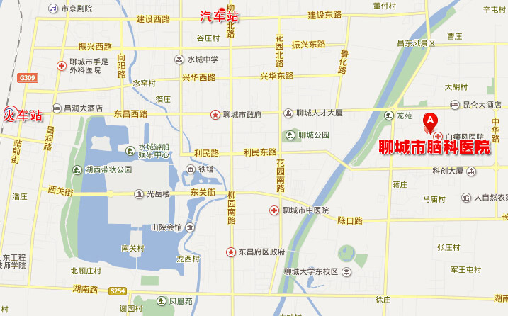 地理位置 医院地址:山东省聊城市经济开发区华山路45号    电    话图片