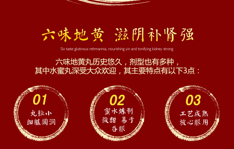 九芝堂 六味地黄丸(浓缩丸) 360丸